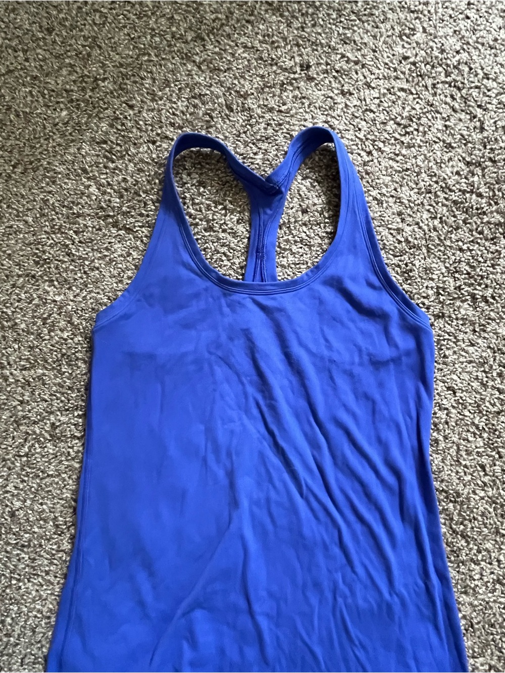 SOLD athletica Blue Racerback Tank Top - Picture 4 of 6